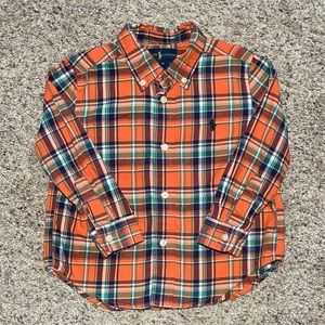 Ralph Lauren | Baby Boys Plaid Long Sleeve Button Up | 24 Month